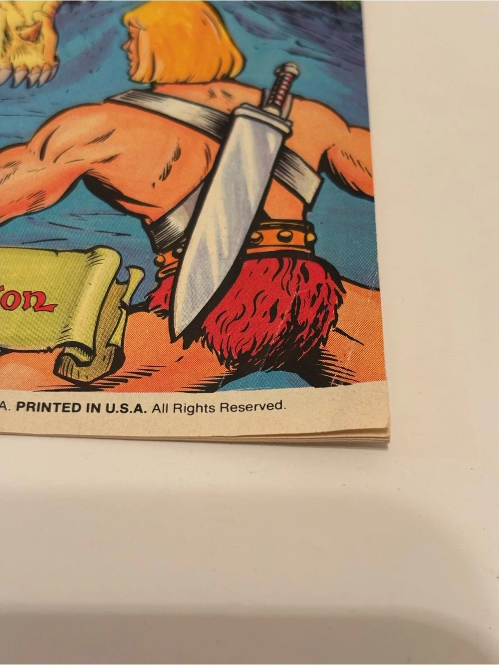 He-Man Mini Comic - Skeletor's Dragon-  Masters of the Universe Vintage 1984